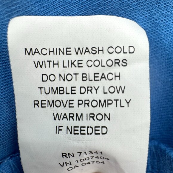 L.L. Bean Women's VNeck Long Sleeve Blue Pullover Size 2X - Picture 7 of 7